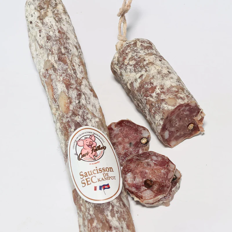 Saucisson Sec - Cavi Father Cavignac & Wilson Charcuterie Cambodge